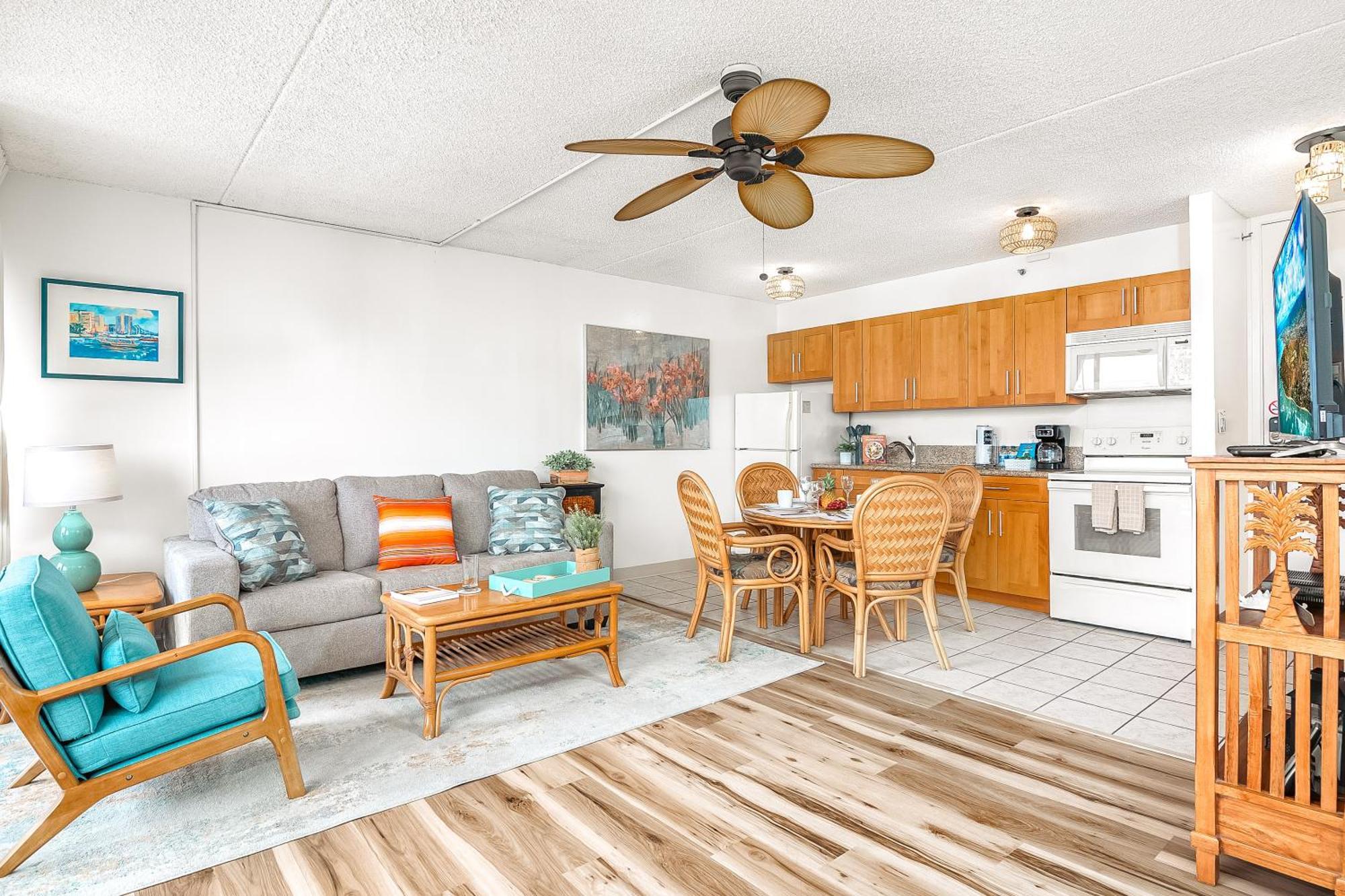 Charming 1br: Waikiki Banyan, Ocean View + Parking * Honolulu